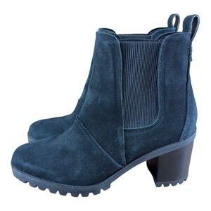 UGG Hazel Women's Waterproof Chelsea Ankle Boots Black Size 10 lightly u…